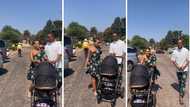 Cute and stylish couple push baby in stroller, leaves SA in their feels: "Love everything about this"