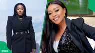 Thembi Seete's latest bikini pictures send social media into a frenzy