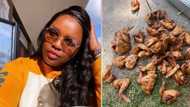Chicken wings find the ground in funny accident, Mzansi reacts: 'Follow 5 hour rule'