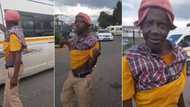 Bizarre video of man dancing at taxi rank has peeps in stitches, “When you thug but music is your calling”