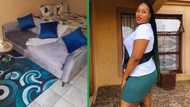 "I am in love": Lady with pretty 1-room gets lauded for interior decor skills