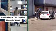 Man records robbery at Cash Crusaders in Witbank, netizens impressed by bravery in TikTok video