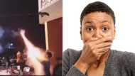 Clip shows New Year going down in flames as fireworks blow up in man’s face