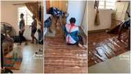 Lady rents house with tiles, lays carpets over them, her interior decor choice stirs reactions