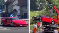 R40 million Ferrari F40 badly damaged in Switzerland Hillclimb crash, owner has a big headache