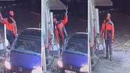 Petrol attendant ended after driver casually drives off without paying for fuel, video has people stunned