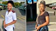 Young woman celebrates becoming a permanent nurse after 3 months of unemployment, peeps congratulate her