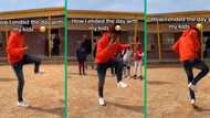 Playful teacher goes viral for playing jump rope with pupils in TikTok video, Mzansi shows him love