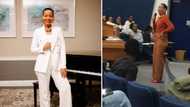 Life coach reveals to TUT students that she's been celibate for 11 years, video of their shock goes viral