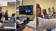 Students conducting ultrasound discover patient is pregnant, peeps in shock: "I need the aftermath reaction"