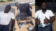 BI Phakathi reaches out to disabled man, blesses him with wheelchair