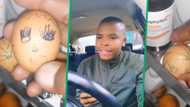 Mzansi dad finds children drawing on eggs, he’s had enough of holidays: Fellow parents laugh at struggle