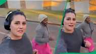 Mzansi woman's jog with new friend delights SA in a viral TikTok video