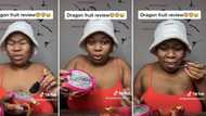 Funny Mzansi TikTokker reviews dragon fruit, claims it is not worth R28: Hilarious reaction has people lol