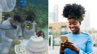 Mzansi shares funny reaction to couple’s unique "bikini bottom" under the sea wedding ceremony