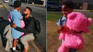 Hardworking father catches flight for adorable daughter's spelling bee competition, comes bearing giant gift