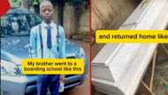 Sister heartbroken as little brother studying in boarding school returns in coffin