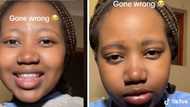 Teen's hilarious eyebrow makeup tutorial fail leaves her in tears, Mzansi left in stitches