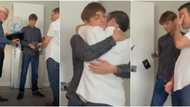 Stepdad gets emotional in cute video as 18-year-old stepson organises unofficial adoption ceremony, many react
