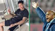 Mamelodi Sundowns player Bongani Zungu’s weight loss not enough to impress fans: "He loves his green bottle"