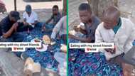 Selfless South African man sits down with homeless men to have lunch: TikTok video warms hearts