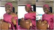 Brown skin pearls: Pretty lady steals show with her traditional attire