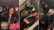 'Big Brother Mzansi' S3 winner Mpho Wa Badimo surprised with roses and cake by her bae, Mzansi feeling the love