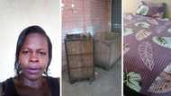 Hardworking lady transforms her life, goes from sleeping on boxes to owning place with a bed