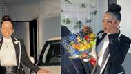 Lifestyle influencer celebrates new whip by matching with it, Congratulations pour in for gorgeous babe