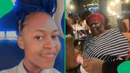 "Shisanyama": SA busts as woman shows Gogo's reaction to restaurant food on fire