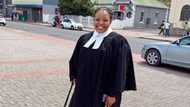 Beautiful South African candidate attorney celebrates court victory
