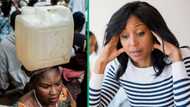 Seshego Hospital pregnant woman carrying buckets of water to wash, drink and toilet use in viral photos