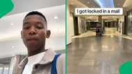 "How did that happen?": Shopper gets locked inside a mall after closing time, Mzansi stunned