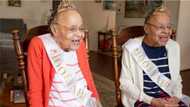 Twin sisters showered with gifts on their 100th birthday celebration