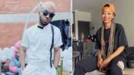 Namibian star Paul Da Prince shows love to Uncle Waffles, peeps react: "Too saucy"