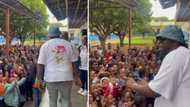 DJ Maphorisa visits primary school in Pretoria and happy students perform lit dance with amapiano star