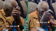 Grandfather rendered to tears when grandchildren hand him keys to new car, video has Mzansi emotional