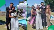 "Small weddings are all you need": couple shares beautiful backyard wedding celebration