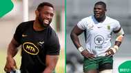 "He forgot he's a celeb": SA gushes over Siya Kolisi and Bathobele Hlekani's down-to-earth moments
