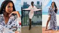 Queen of luxury: Zozi Tunzi drops snaps while visiting the Maldives and living her best life