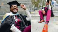 Mzansi man celebrates completing his dissertation in Gqom, Tweeps beg for his paper : "Can’t wait to read it"