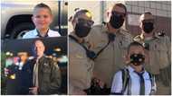 Police officers show love to deceased colleague’s son, give him escort on 1st day at school