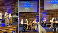 Boy hilariously tries to start stick fight during church play about Jesus' birth in video, peeps crack jokes