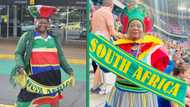 Mzansi hypes Mama Joy as she flaunts her Gucci items: "Give them chest pains"