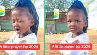 Little prayer warrior wins souls with cute New Year's blessing in TikTok video