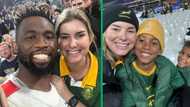 Rachel Kolisi films France festive season away from Paris, Siya Kolisi's 2 kids touch snow for 1st time