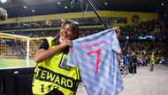 Steward knocked down by Cristiano Ronaldo's shot speaks