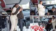 "Aibo": Man proposes next to fancy whip, Mzansi throws some serious shade