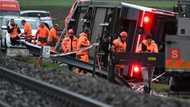 Fifteen hurt as two Swiss trains derail in storm