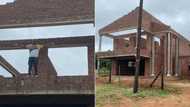 Police officer builds mansion and shows off latest progress, hints at R12k salary and leaves SA with questions